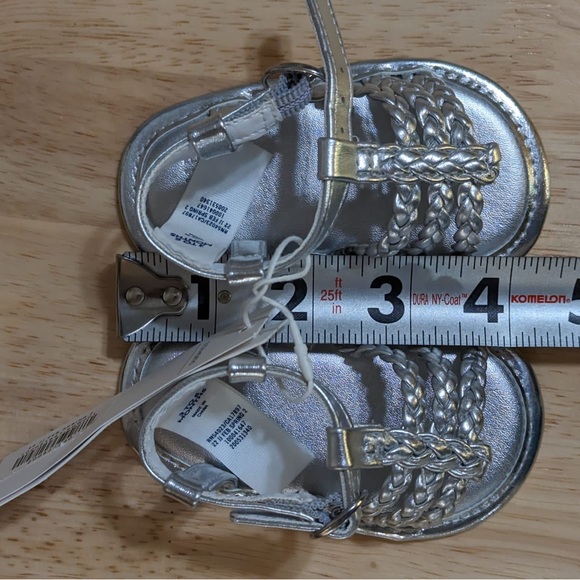 Janie and Jack silver sandals - Picture 5 of 5